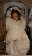 Lodger® waterproof double layer winter stroller sleeping bag beige Taslon Birch