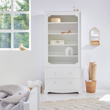 Bellamy Royal timeless white bookcase