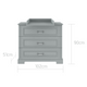 Bellamy® Ines 3-drawer chest | Neutral Grey