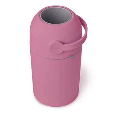 Magic | Used diaper garbage can - dark pink (for 25 diapers) + bags