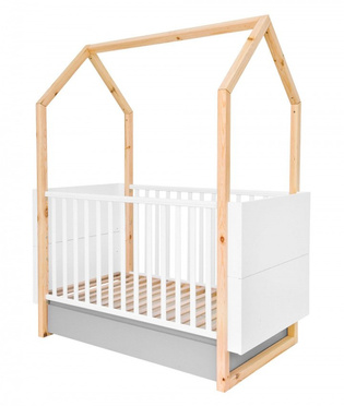 Bellamy Pinette łóżeczko 70x140 rozsuwane do 160 