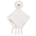 Yosoy® doudou friend Lion 100% cotton muslin ecru