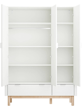 Pinio Miloo 3 door closet white