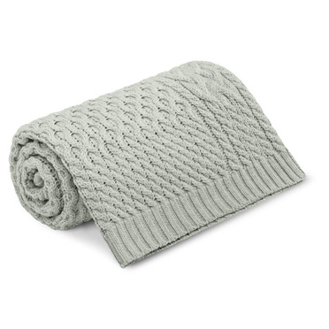 Yosoy® Knitted Blanket Merino Wool 100% MONTREAL sage