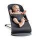 BabyBjorn | Bliss Baby Bouncer | Leżaczek-Bujaczek | 100% Bawełna | Anthracite