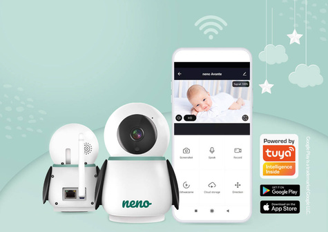 Neno® Avante bezprzewodowa niania elektroniczna IP-WiFi