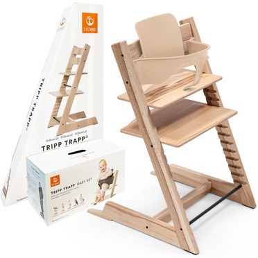 Stokke® Tripp Trapp® 2-in-1 set, highchair + baby set | Warm Ed