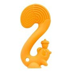 MOMBELLA TEETHER TOY SQUIRREL ORANGE