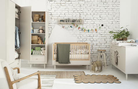 Pinio Miloo crib 120x60 white