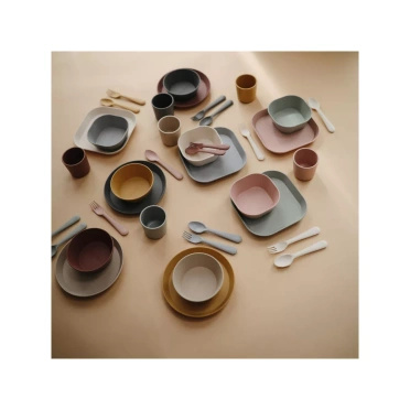 Mushie Cutlery for Kids Blush
