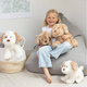 Teddykompaniet® pluszowa maskotka przytulanka, piesek Selma brązowy 35cm