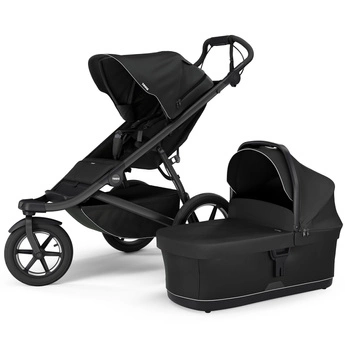 Thule® Urban Glide 3 | 2in1 set | multifunctional 3-wheel jogging stroller | Black