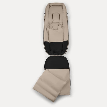 Bugaboo® Footmuff winter sleeping bag | Midnight Black