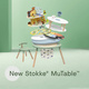 Stokke® MuTable™ V2 wielofunkcyjny stolik do zabawy | Storm Grey