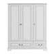 Bellamy® Ines szafa 3-drzwiowa | Elegant White