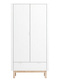 Pinio Miloo 2 door closet white