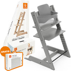 Stokke® Tripp Trapp® 2in1 set, chair + baby set | Storm Grey