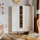 Pinio | Swing | 3-door closet | White