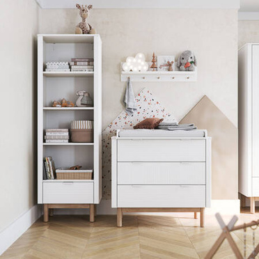 Pinio Miloo tall bookcase white