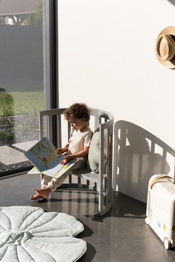 Waldin® 7in1 Oval crib