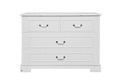 Bellamy® Ines komoda 4-szuflady | Elegant White