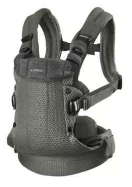 BabyBjörn nosidełko Harmony 3D Mesh Dark Green + Bib 
