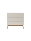 Pinio Miloo chest of drawers 3 drawers + 1 door champagne