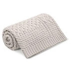 Yosoy® Kocyk dziany Merino Wool 100% MONTREAL beż melanż
