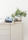 Pinio Miloo chest of drawers 3 drawers + 1 door champagne