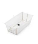 Stokke® Flexi Bath® X-Large duża składana wanienka | Transparent Sandy Beige