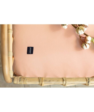 Poofi® sheet 100% organic cotton, 120 x 60 cm apricot