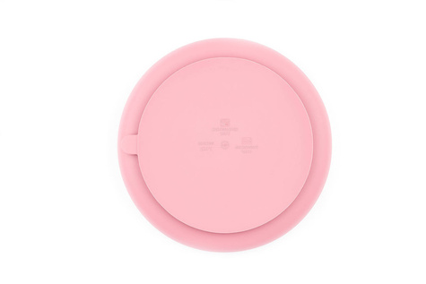 Baby In World® three-piece silicone plate with suction cup