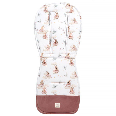 Yosoy® stroller insert with velvet Tutu rabbits eco satin cotton
