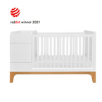 Bellamy | Up! snow crib 70x120 extendable to 70 x160 + desk