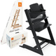 Stokke® Tripp Trapp® 2in1 set, highchair + baby set | Black
