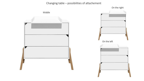 Bellamy Lotta / Pinette / Tatam snow changing table