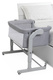 Chicco | Next2Me Delivery Cot | Magic Evo | Gray Mist
