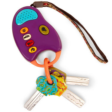 B.Toys™ FunKeys car key set with remote control Purple