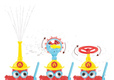 Yookidoo | Bath Toy | Firefighter Ready