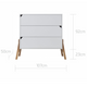 Bellamy Lotta snow 3-drawer chest of drawers
