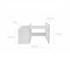 Bellamy | Up! snow crib 70x120 extendable to 70 x160 + desk