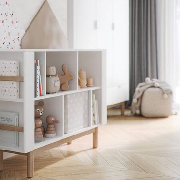Pinio Miloo low bookcase white