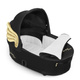 Cybex® Platinum Mios 3.0 Lux Carry Cot carrycot | Gold Wings by Jeremy Scott Fashion Collection