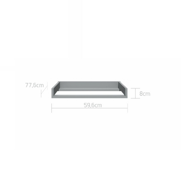 Bellamy Lotta gray changing table