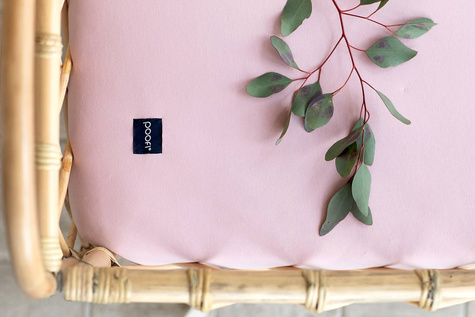 Poofi® sheet 100% organic cotton, 120 x 60 cm | Peony