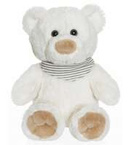 Teddykompaniet® plush cuddly mascot, Malte cream bear 25cm