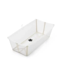 Stokke® Flexi Bath® X-Large duża składana wanienka | Transparent Sandy Beige