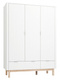 Pinio Miloo 3 door closet white