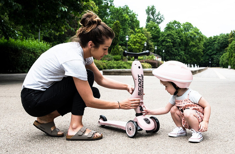Scoot&Ride® Highwaykick 1 jeździk–hulajnoga 2w1 | Rose