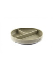 Baby In World® three-piece silicone plate with suction cup